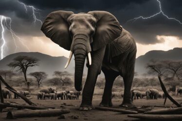 jak umierają słonie